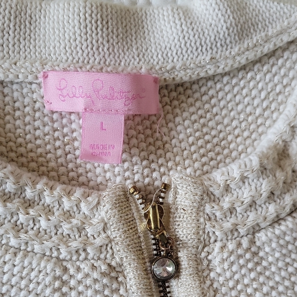 LILLY PULITZER Cardigan Size L - Picture 4 of 12